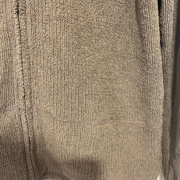 J. Jill Ribbed Full Zip Sweatshirt Jacket Brown Mock Neck Size Medium - Picture 7 of 7